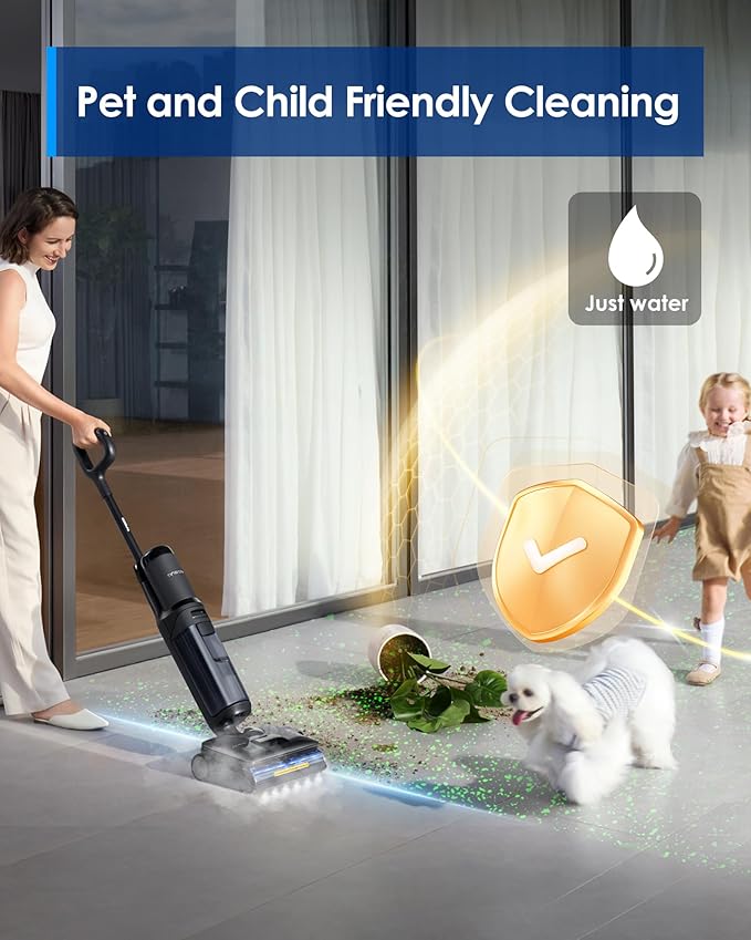 Tineco Floor One S7 Stretch Steam Cordless Wet Dry Vacuum Steam Mop All-in-One - Image 4