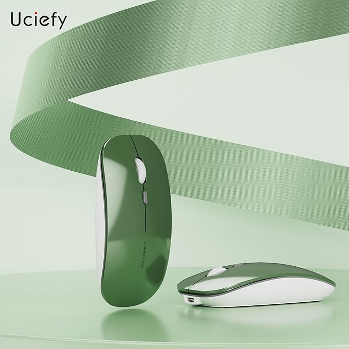 Uciefy Q5 Slim Rechargeable Wireless Mouse, 2.4G Portable Optical Silent Ultra - Image 7