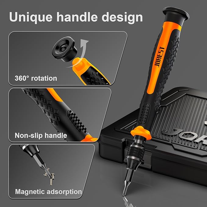 JOREST 40Pcs Small Precision Screwdriver Set, Magnetic Screwdriver Set - Image 2