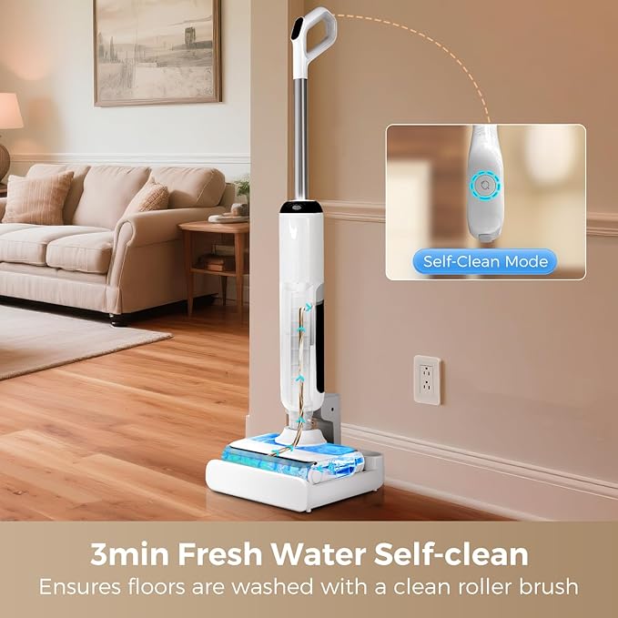 BROBIG Wet Dry Vacuum Cleaner, 180°Lie-Flat Vacuum Mop All in One - Image 4