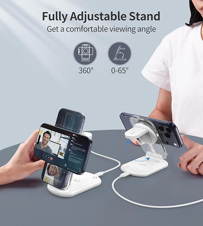 3 in 1 Magnetic Wireless Charging Station - Image 7
