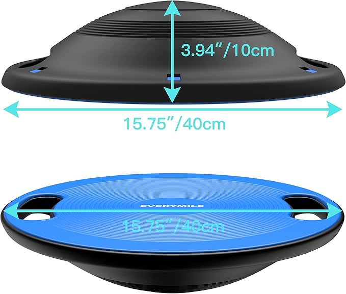 EVERYMILE Wobble Balance Board, Exercise Balance Stability Trainer Portable - Image 5