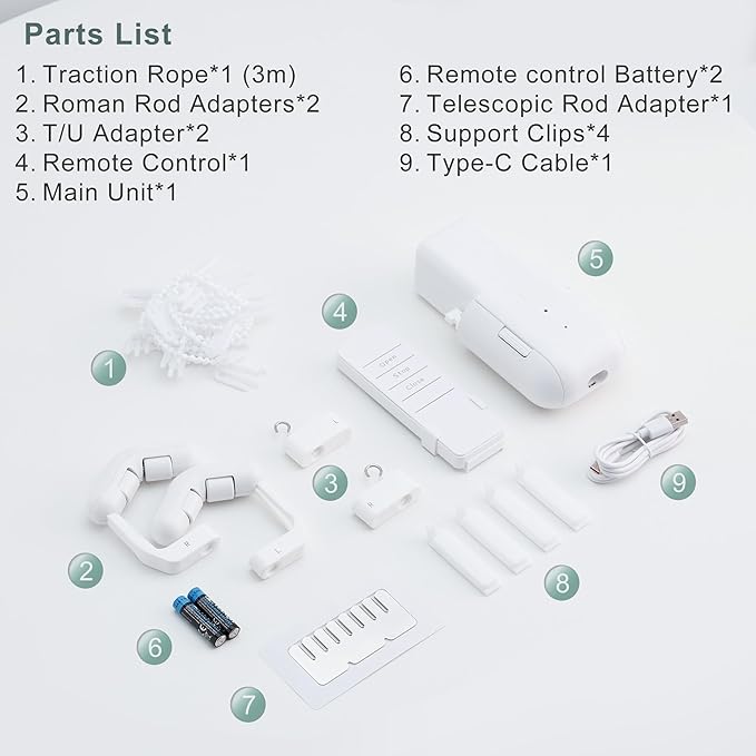 Takkicept Automatic Curtain Opener Electric: Smart Remote Control - Image 9