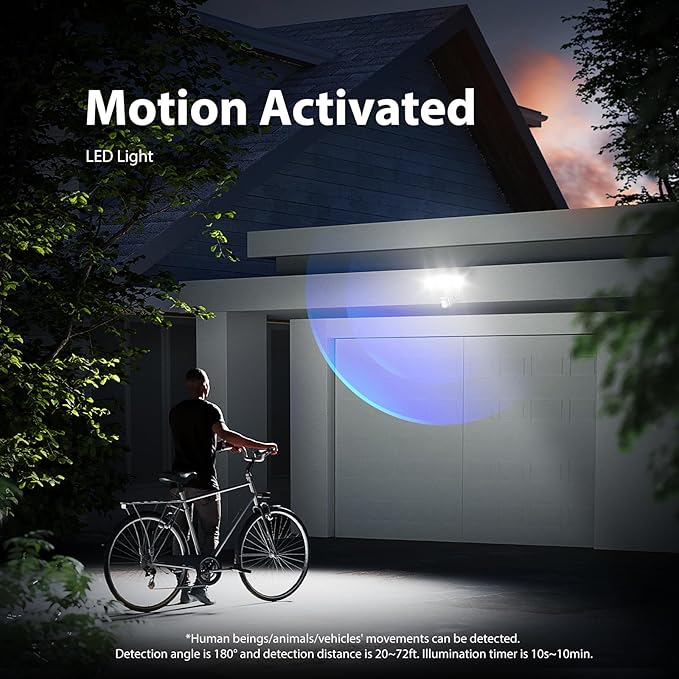 Onforu 75W LED Motion Sensor Outdoor Lights, Dusk to Dawn Flood Light Outdoor - Image 4