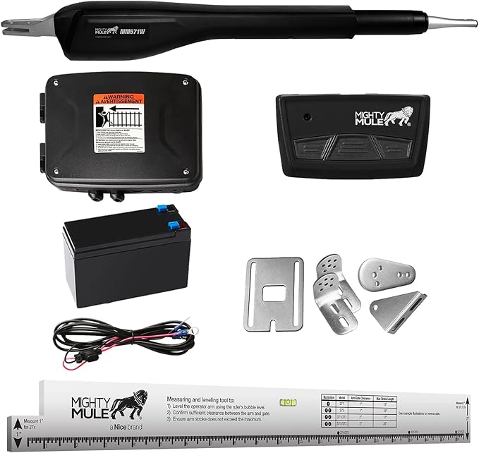 Mighty Mule Gate Opener, Solar Ready, Automatic Gate Opener by MightyMule