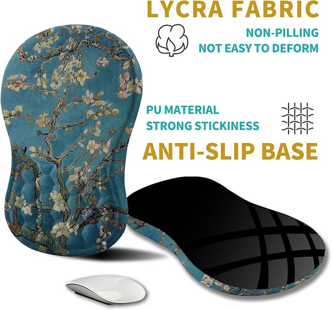 Hokafenle Ergonomic Mouse Pad Wrist Support, Wrist Rest Mousepad - Image 5