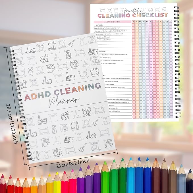 ADHD Cleaning Planner‌, Cleaning Plan Schedule and Checklist‌ - Image 2