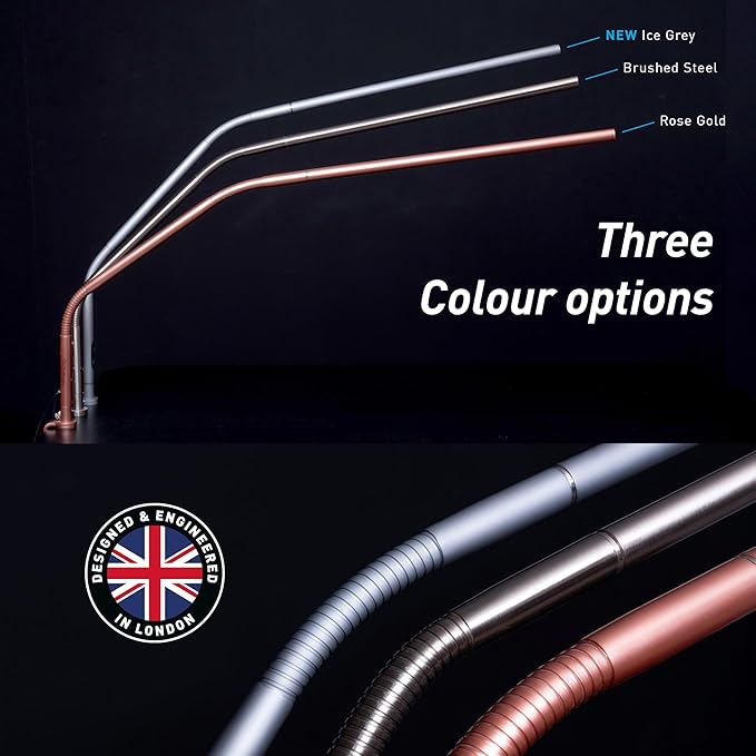 Daylight Slimline 4™ LED Table Lamp in Brushed Steel - Image 5