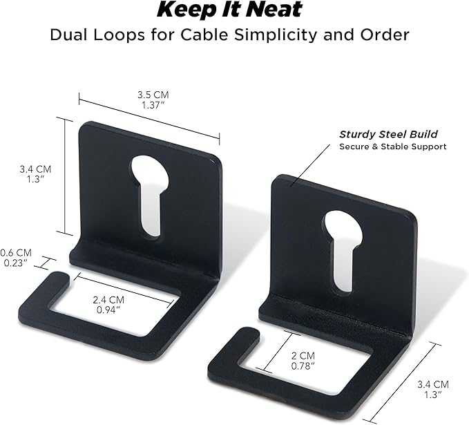ULTRARM Moodular Add-ons Cable Organizer 2 Pack Black MSA-CO - Image 4