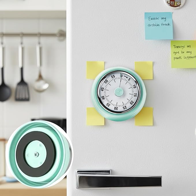 KwonfaiDelil 60-Minute Magnetic Visual Timer, Silent Operation and No Battery - Image 5