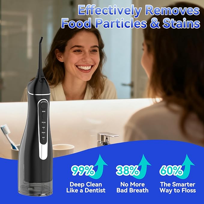 Water flossers for Teeth Pick, Portable Oral Irrigator Dental - Image 4