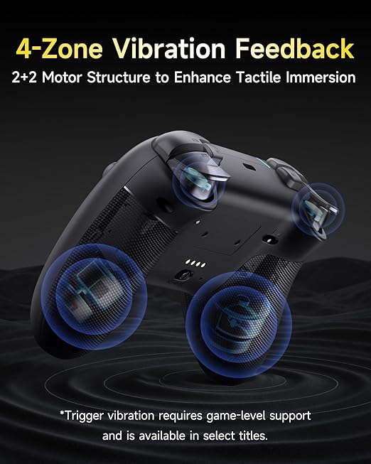 EasySMX X05Pro Wireless PC Controller – Quiet-Press Buttons, 2-Stage Impulse - Image 4