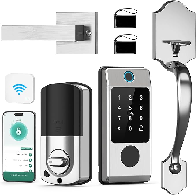 WiFi Smart Locks for Front Door by Miuedo