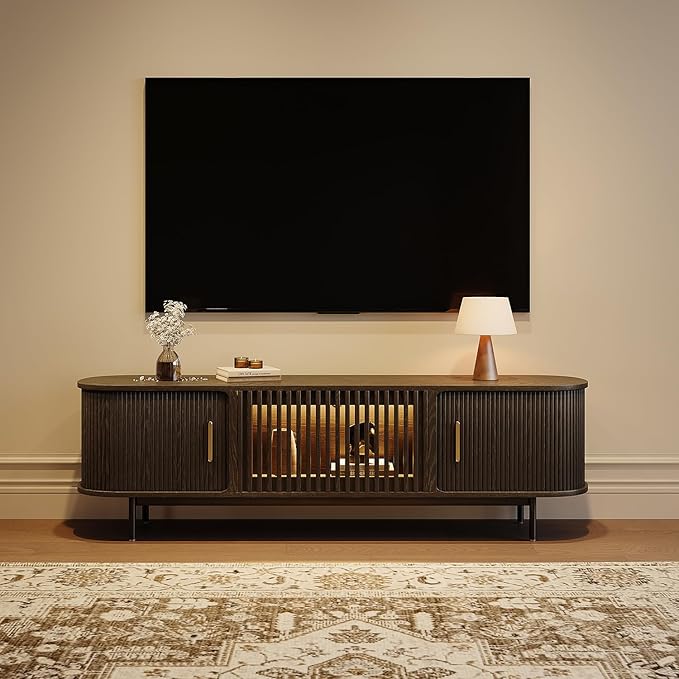 POVISON Sliding Tambour Door TV Stand - Image 2