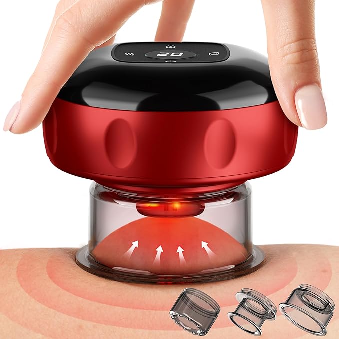 Cakoutanb Smart Cupping Therapy Massager, 7 in 1 Red Light Cupping Therapy Set by Cakoutanb