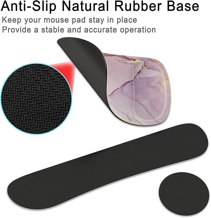 Keyboard Wrist Rest Memory Foam Ergonomic Mouse Pad - Image 4