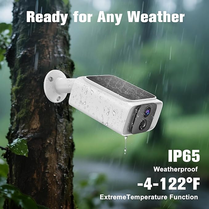 4G LTE Cellular Solar Security Camera Outdoor, 365 Days Free Unlimited Data - Image 4