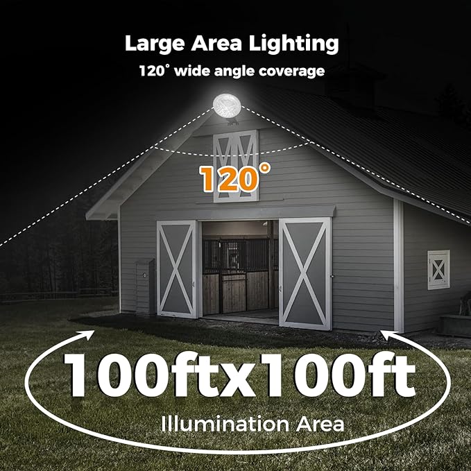 AIKVSXER 200W LED Barn Light 30000LM Dusk to Dawn Photocell LED Outdoor Area - Image 8