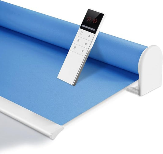 ZSHINE Motorized Blackout Window Blinds Customize Width Remote Control Wireless by ZSHINEHome