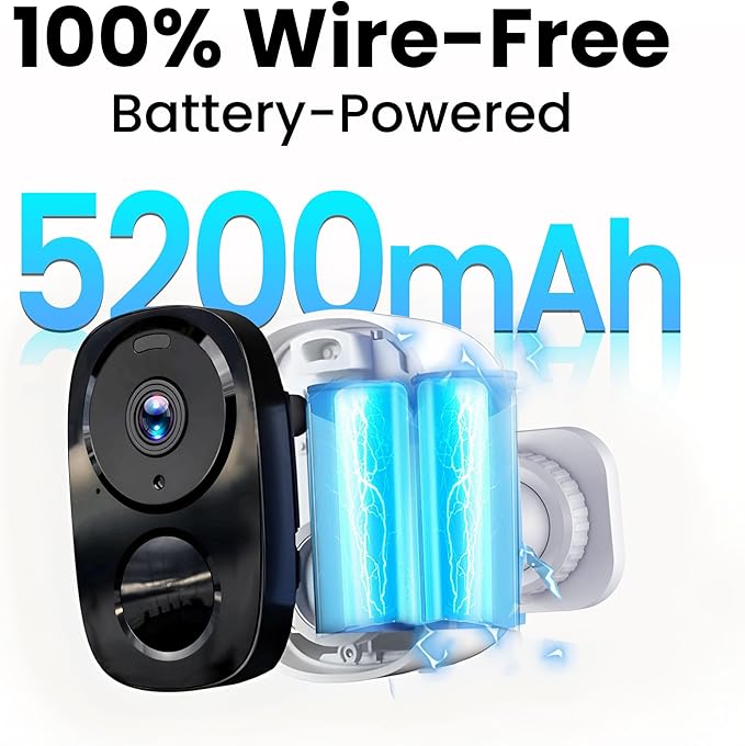 2025 Upgraded 2K Security Cameras Wireless Outdoor, Free Cloud Storage - Image 4