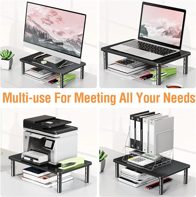 ELIVED 2 Pack Monitor Stand Riser - Image 4