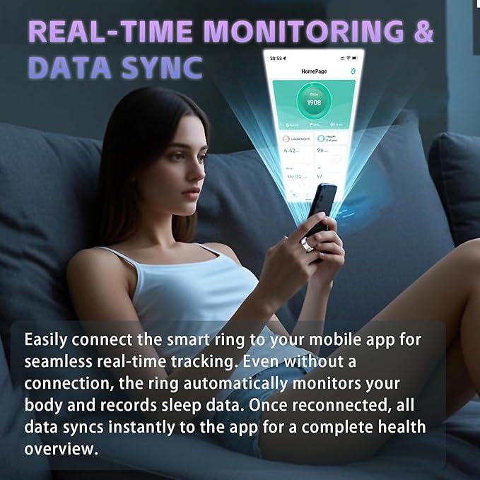 Smart Ring, Activity Fitness Tracker Ring - Image 5