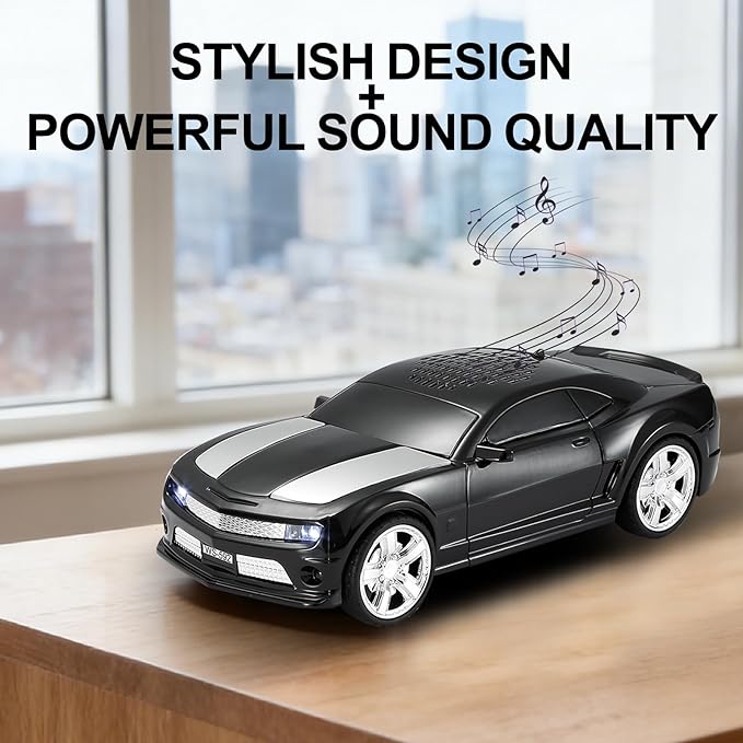 WSTER Classic Sports Car Model Bluetooth Speaker, Portable Wireless Outdoor - Image 7