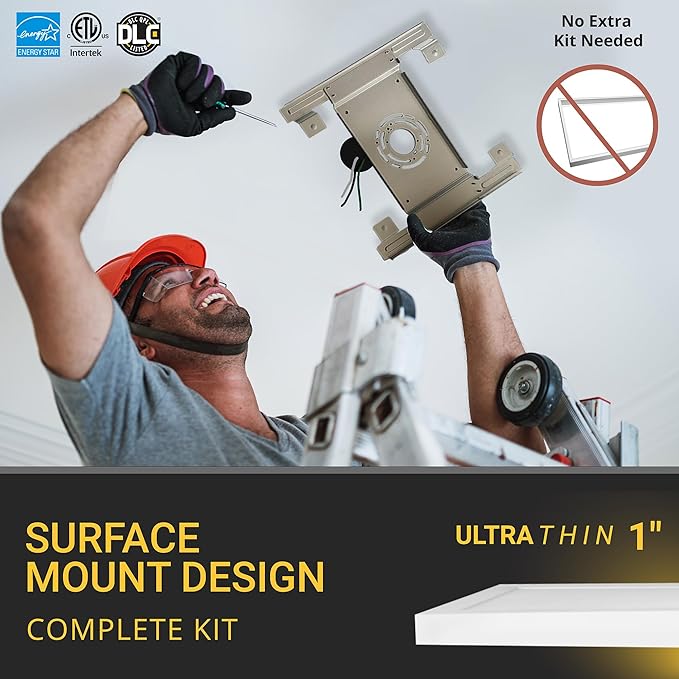 NUWATT 1x2 FT LED Flat Panel, 5CCT 2700K/3000K/3500K/4000K/5000K Selectable - Image 4