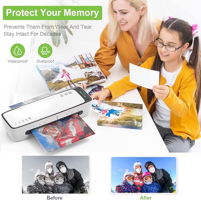 Laminator Machine with Laminating Sheets A4 Portable Thermal Lamination 9-Inch - Image 4