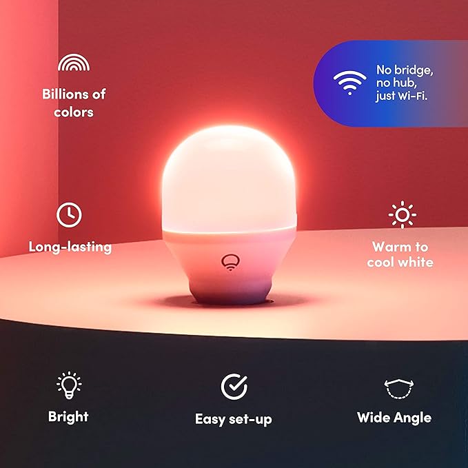 LIFX Starter Kit, Smart Color 800 Lumen Bulbs, Smart Switch Compatible - Image 2