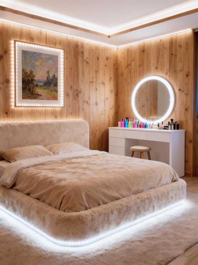 Led Strip Lights for Bedroom Dimmable 20 FT 360 Leds Rope Light Flexible Super - Image 6
