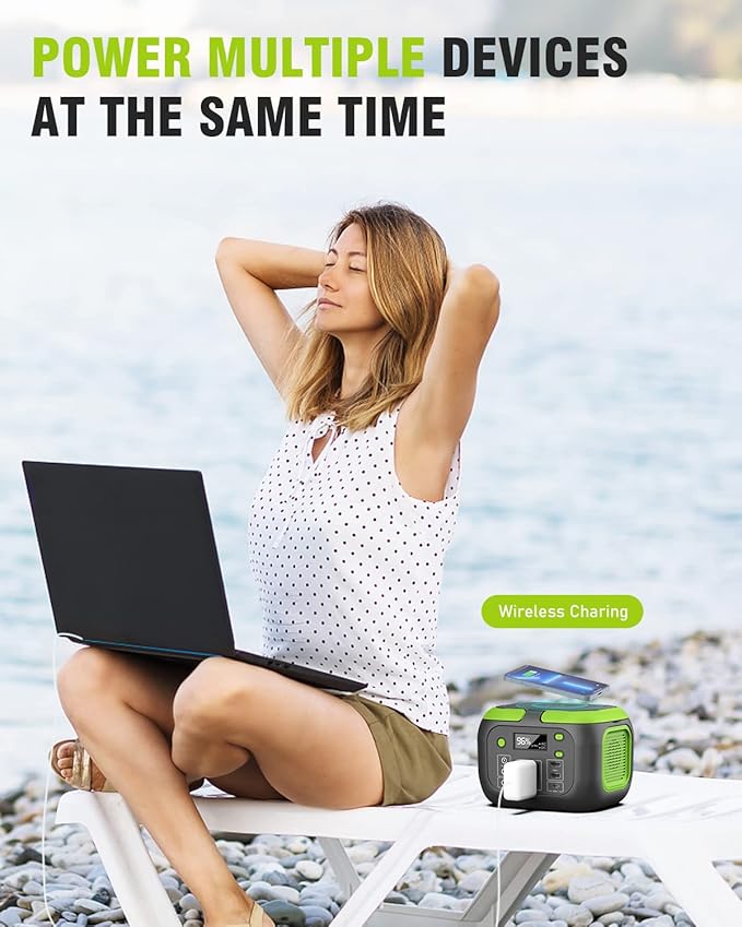 200W Portable Power Station, SinKeu 42000mAh Solar Generator - Image 3
