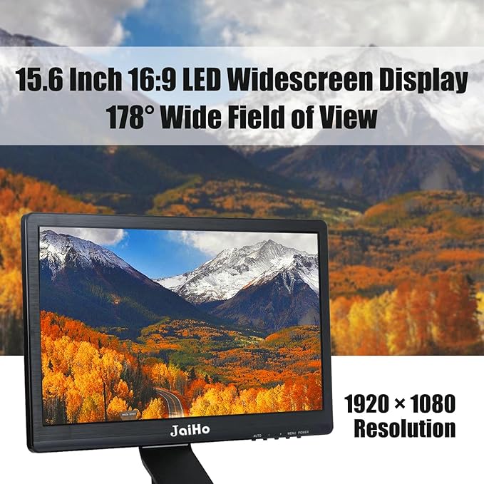 JaiHo 15.6 Inch 60Hz Computer Monitor - Image 5