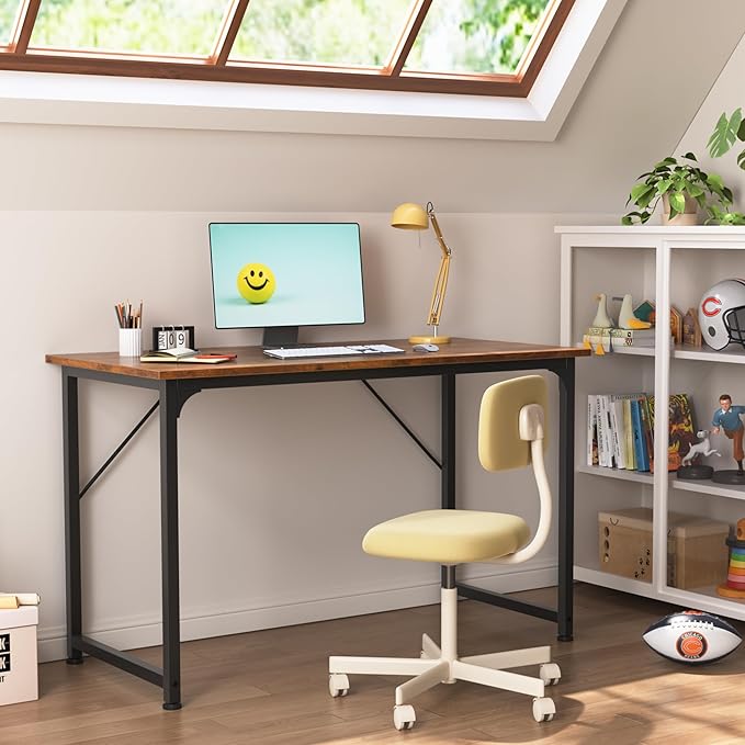 Huuger Computer Desk, 40 Inch Office Desk, Gaming Desk - Image 5