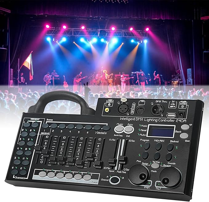DMX Lighting Console, 240 Channels DMX 512 Controller - Image 5