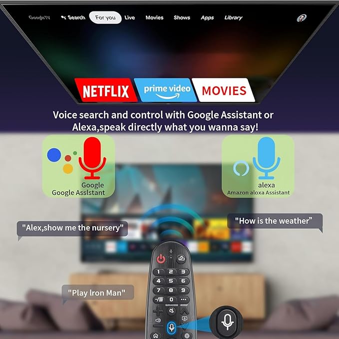 Voice Magic Remote Replacement Control, Compatible - Image 3