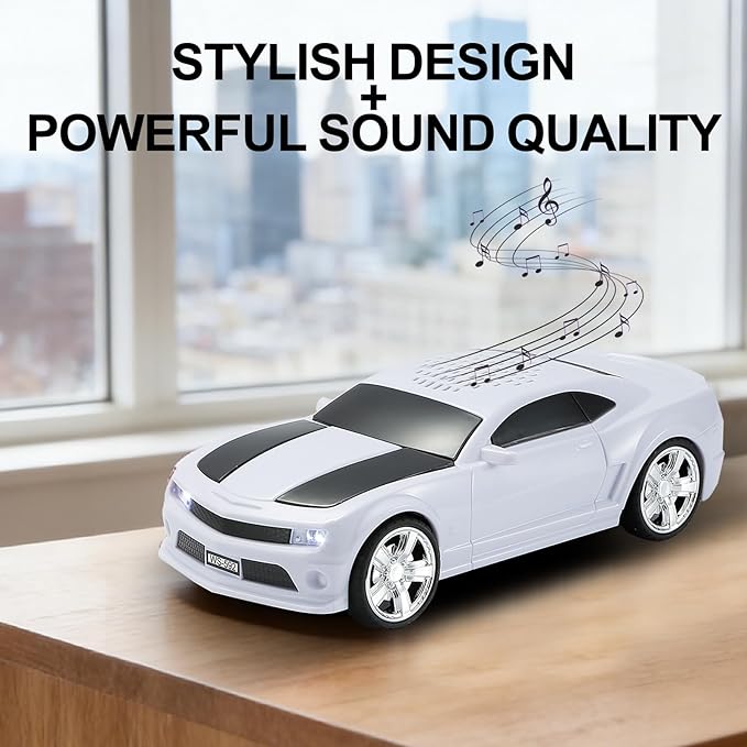WSTER Classic Sports Car Model Bluetooth Speaker, Portable Wireless Outdoor - Image 7