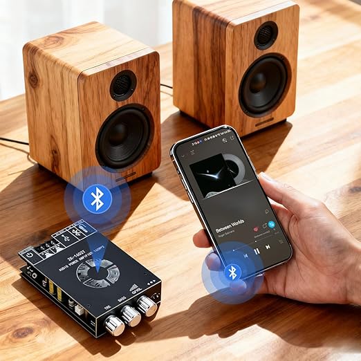 Hosyond ZK-1602T 2.0 Channel Bluetooth 5.0 Amplifier Board 160W+160W Stereo - Image 6