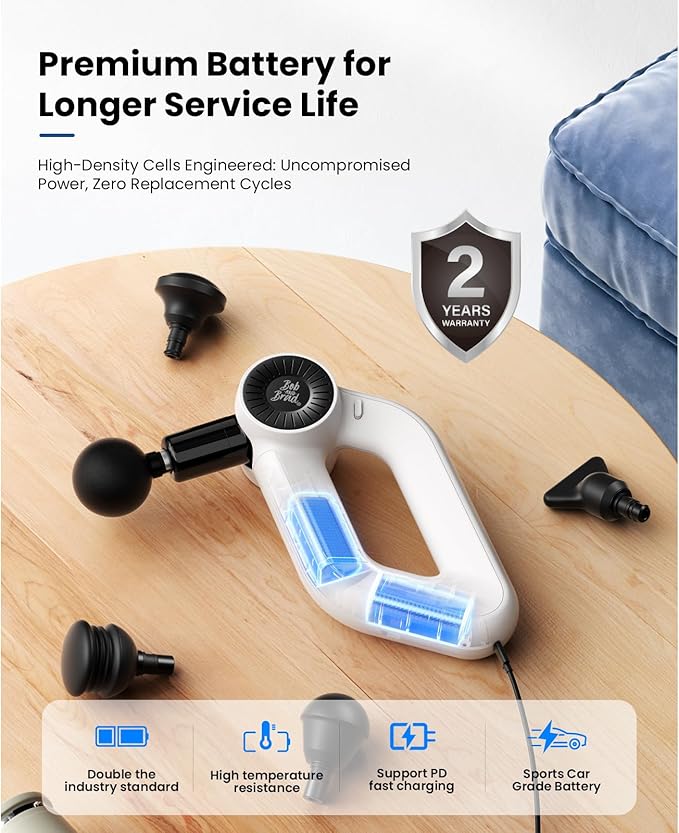 BOB AND BRAD D6 Pro Plus Massage Gun - Image 7