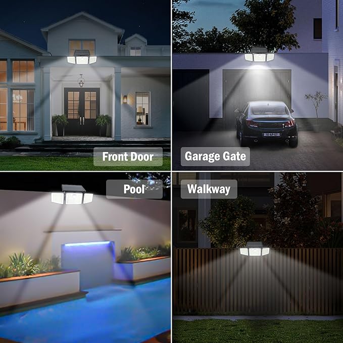 daphino 2500LM Solar Lights Outdoor - Image 8