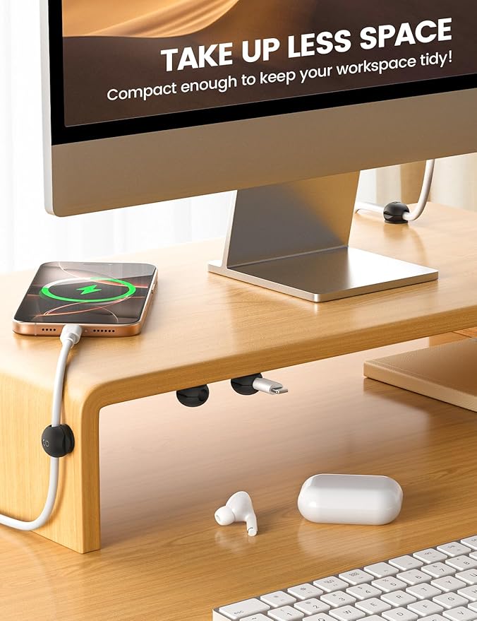 8Pack Magnetic Cord Organizer Clips - Image 4