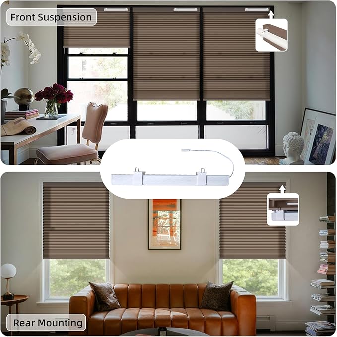 SmartWings Motorized Cellular Shades, Honeycomb Blinds Compatible - Image 8