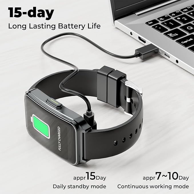 Fitness Tracker，Smart Watch 24/7 Heart Rate Spo2 Blood Oxygen Monitor Sleep - Image 7