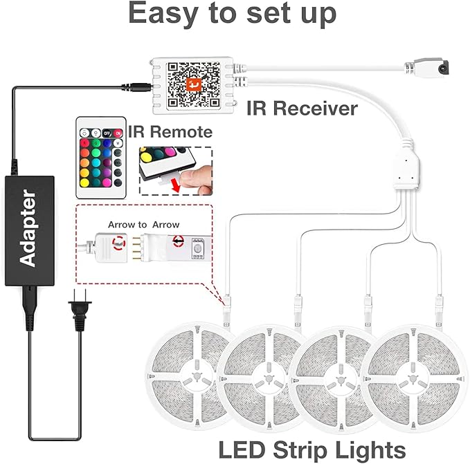 DAYBETTER Smart WiFi Led Lights, Tuya App Controlled, Compatible - Image 7
