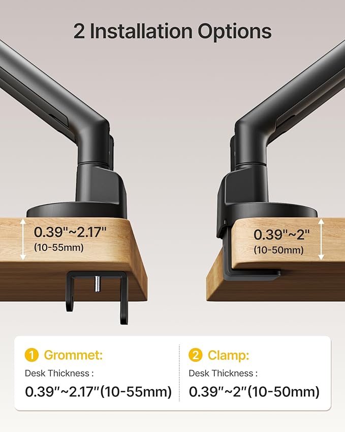 monTEK Dual Monitor Stand Mount - Image 5