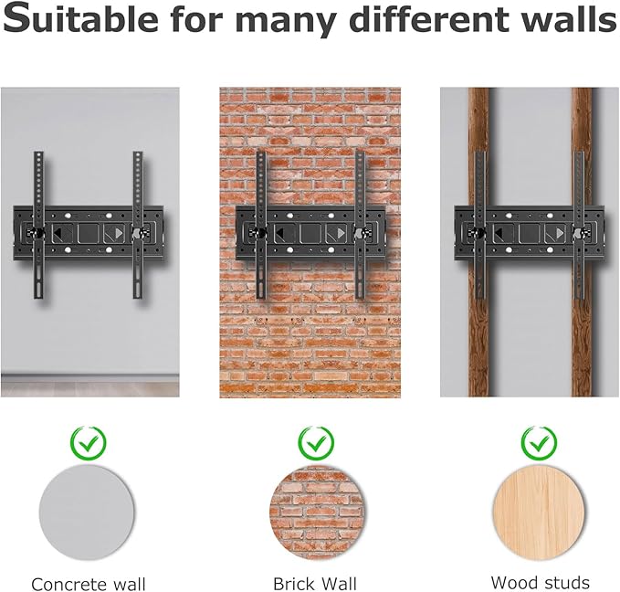 WNJQBY Full Motion TV Wall Mount - Image 8