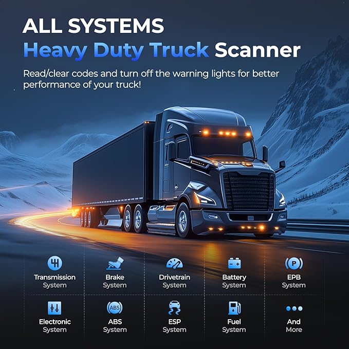 NEXAS Heavy Duty Truck Scanner NL102 Full System Diesel Truck Scan Tool - Image 2