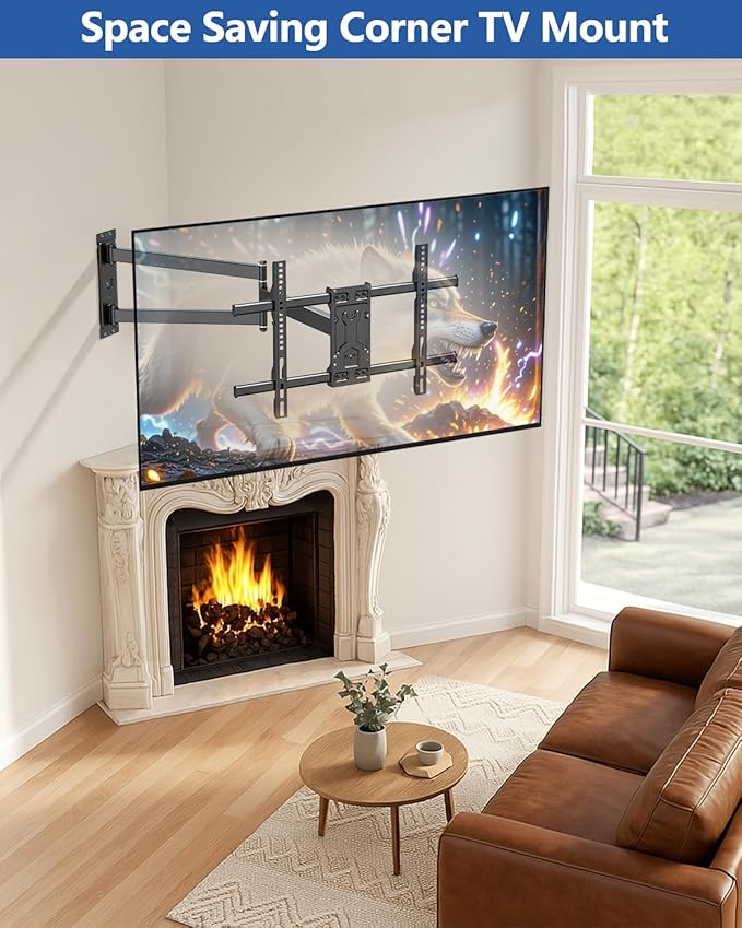 FORGING MOUNT Long Arm Corner TV Wall Mount - Image 7