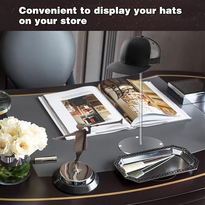 Hdkwby Acrylic Hat Display Stand 2 Pack- Thickened Base - Image 6