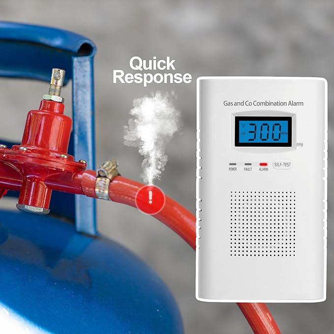 Plug in Combination Gas & Carbon Monoxide Detectors - Image 5